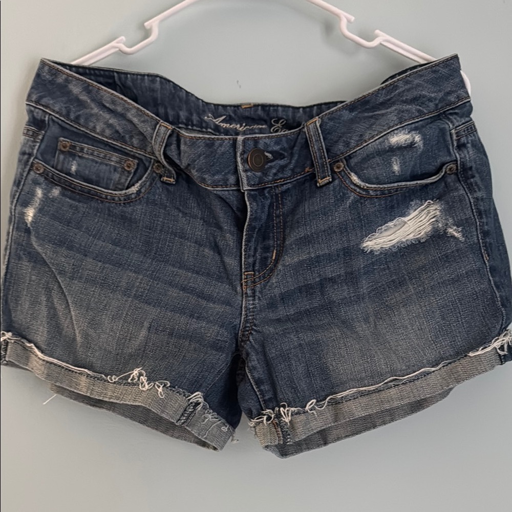 American Eagle Outfitters Women's Ripped Jean Shorts